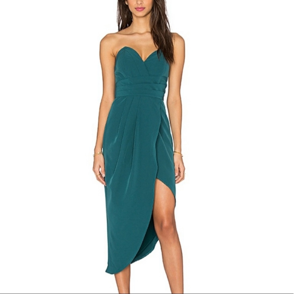 Lovers + Friends Strapless sweetheart dress